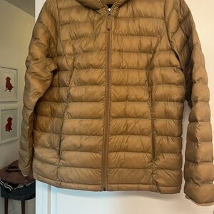 Tan Puffer Jacket